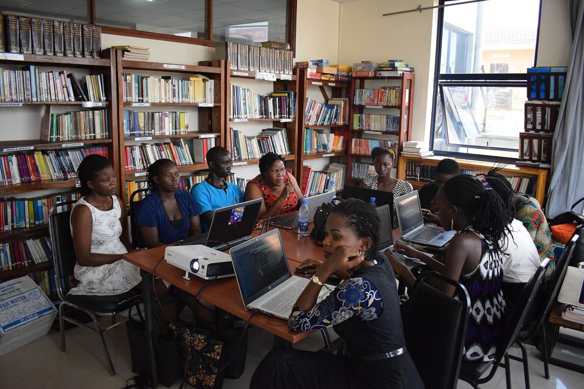 GirlUp and Wikimedia Foundation hosted 鈥淲iki Loves Women鈥� Initiative in Uganda on Mar. 21, 2019.